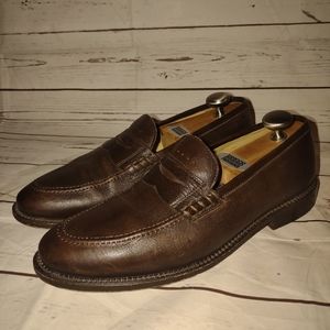 Martin Dingman Brown Penny Loafers Size 9